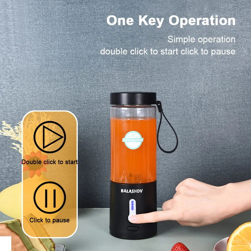 530ML Portable USB Rechargeable Juicer