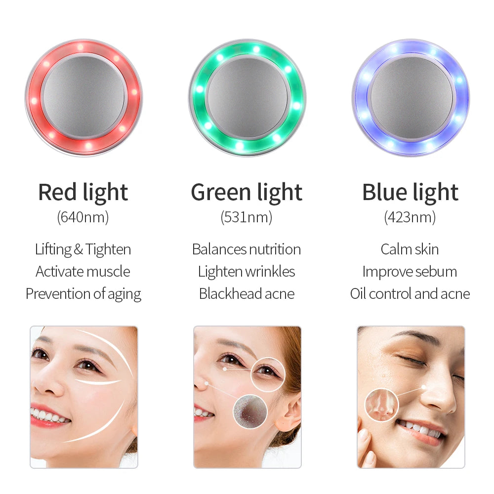 LED Hot & Cold Facial Therapy Device