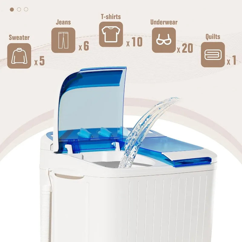 Portable Washer & Spin Dryer Combo
