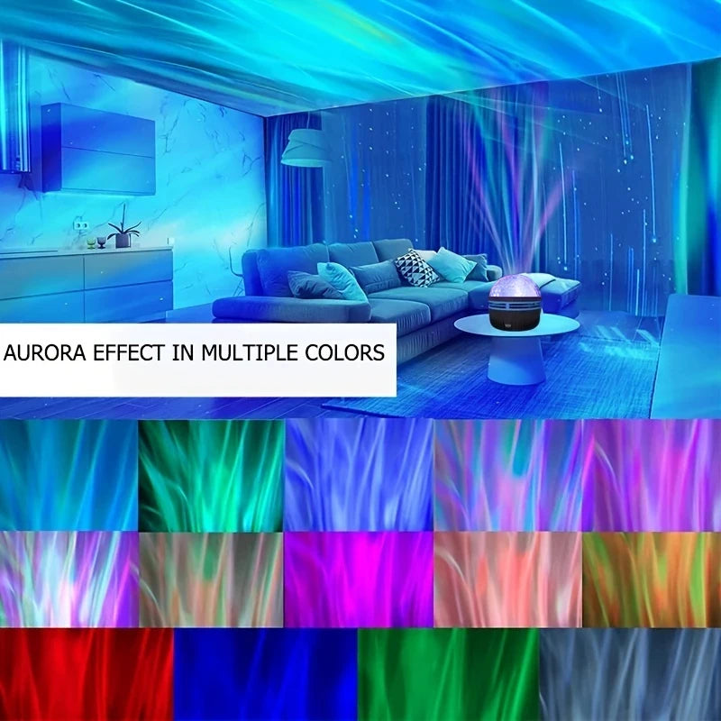 LED Galaxy & Ocean Wave Projector Lamp