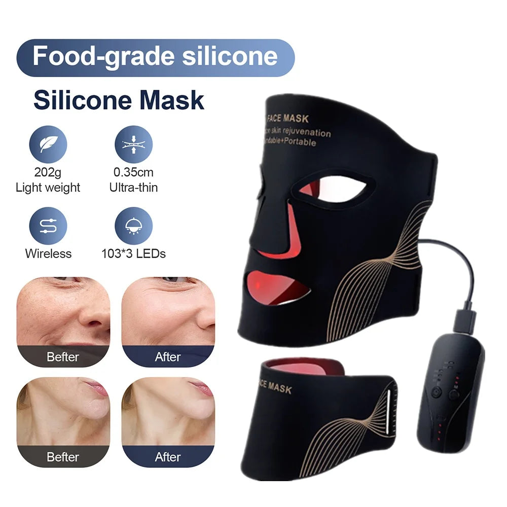 Silicone LED Face Mask