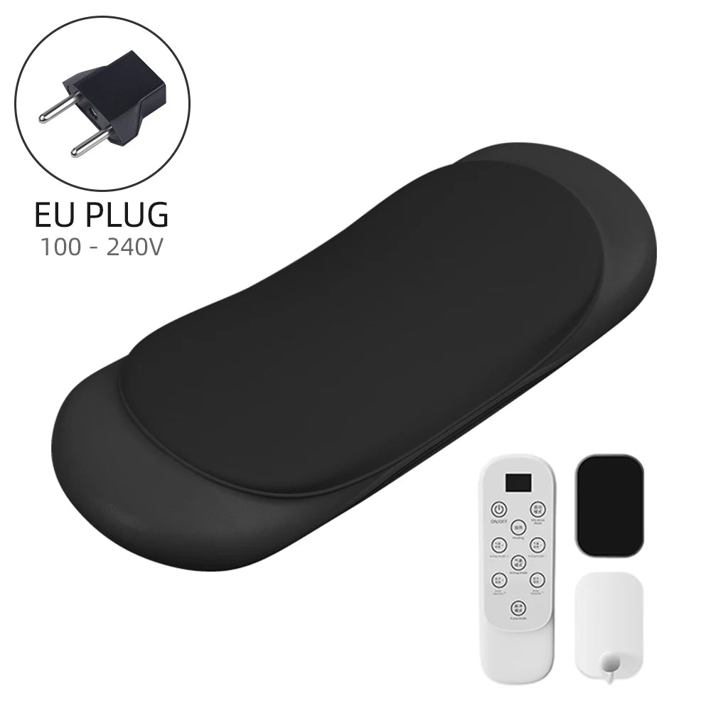 Electric Lumbar Traction Massager with Heat & Vibration
