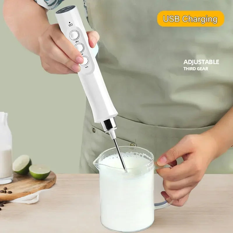 3-in-1 Wireless Handheld Milk Frother