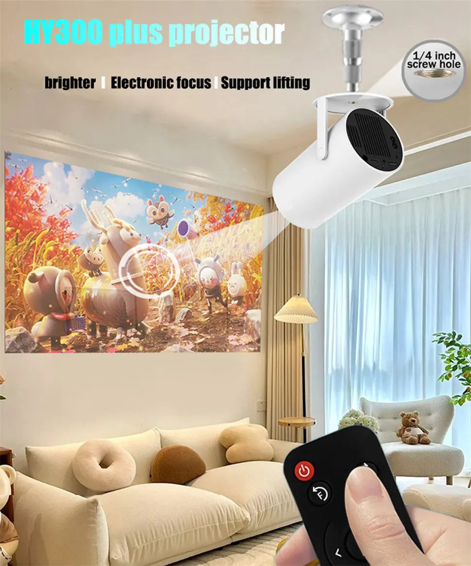 4K HD Android WiFi LED Mini Projector