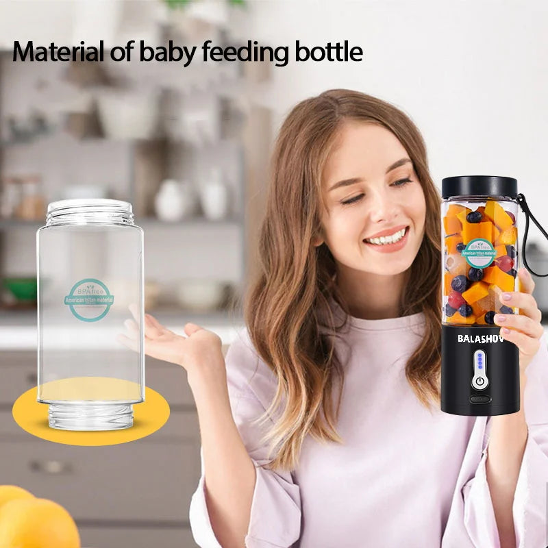 530ML Portable USB Rechargeable Juicer