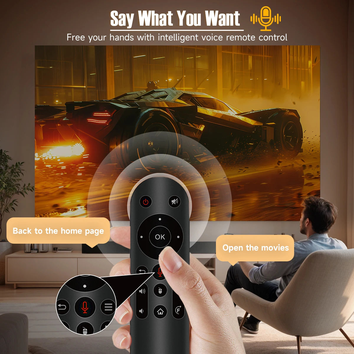 Magcubic L018 4K 1080P Portable Projector with WiFi
