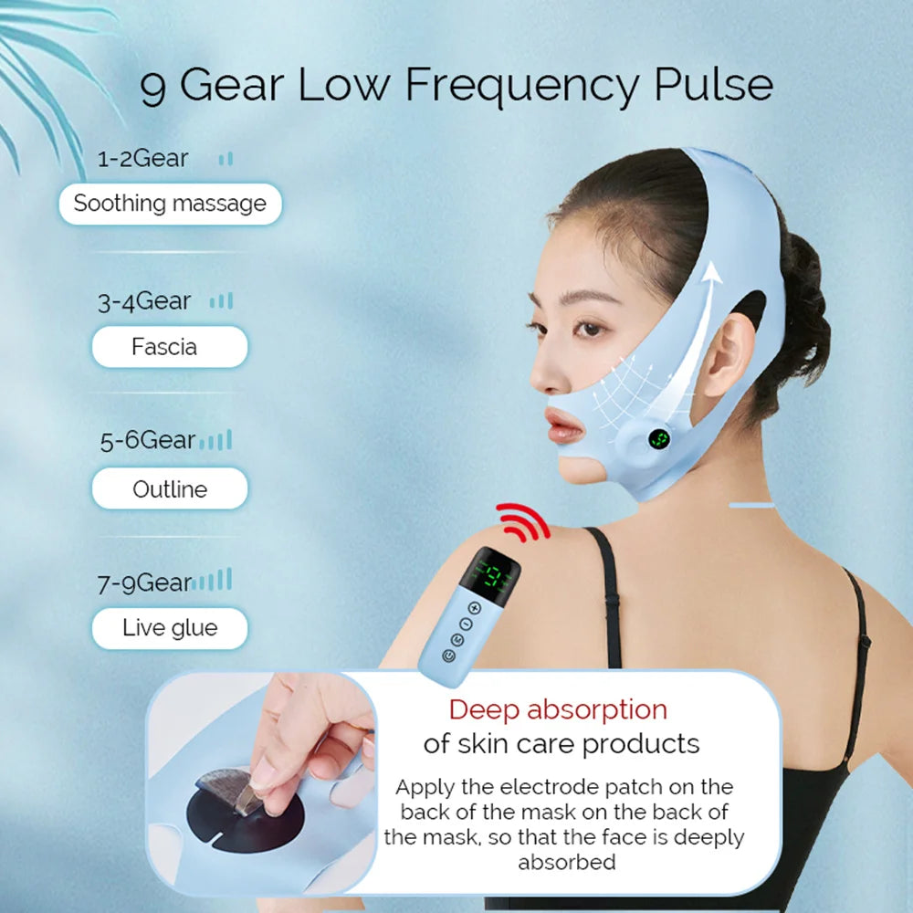 Electric Face Slimming Bandage