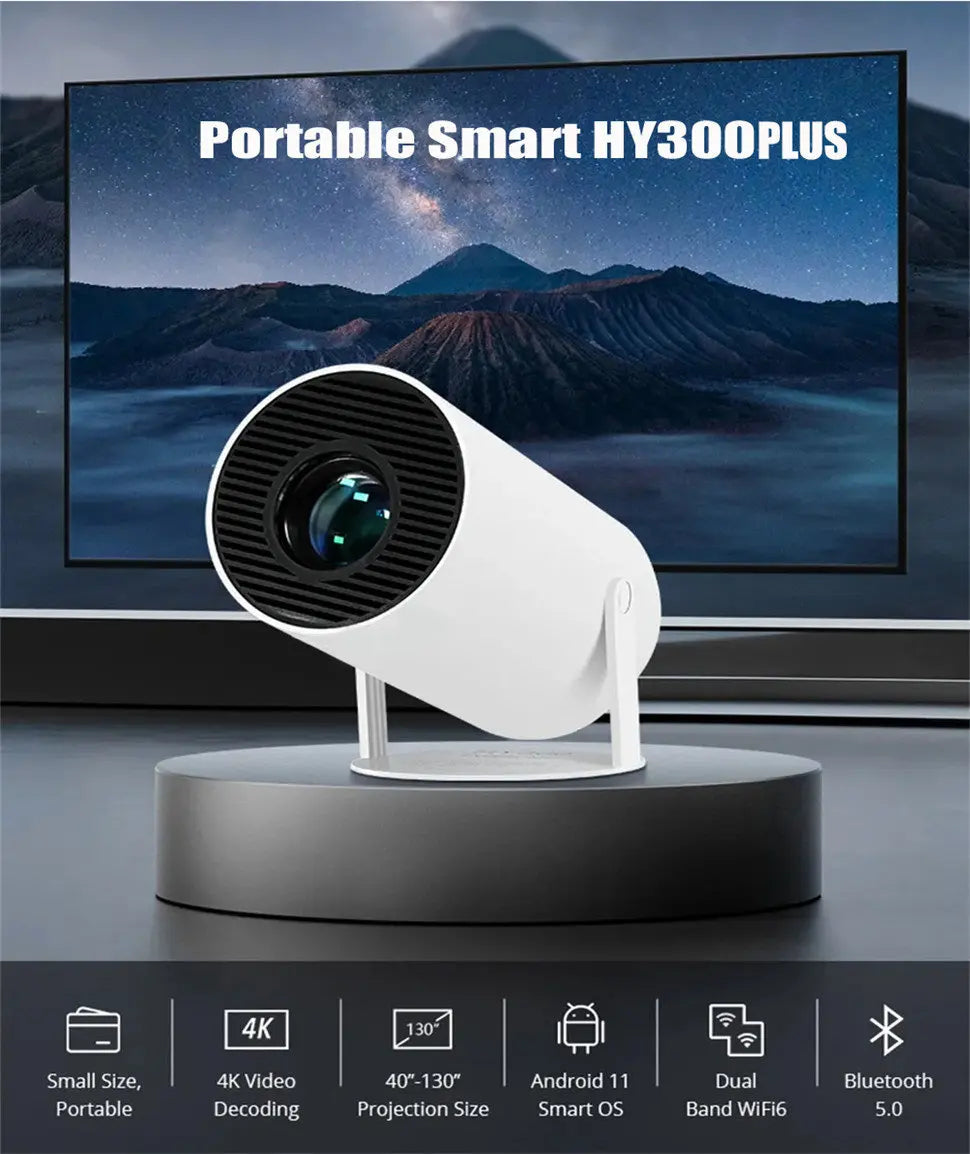 4K HD Android WiFi LED Mini Projector