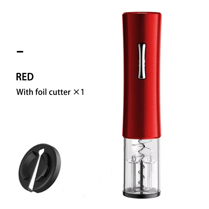 Electric Automatic Wine Bottle Opener with Foil Cutter