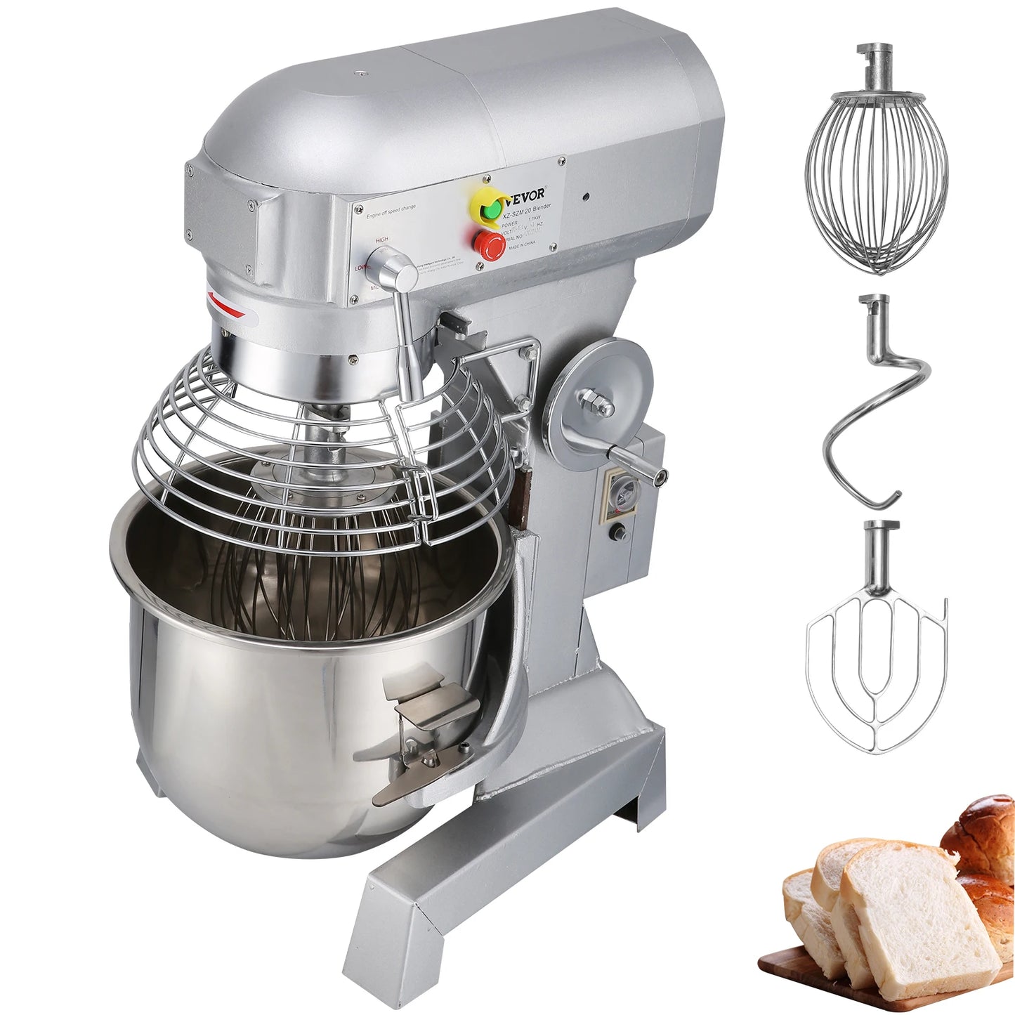 SucceBuy 10-30L Electric Dough & Mixer Machine
