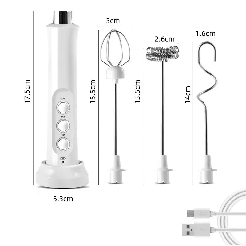3-in-1 Wireless Handheld Milk Frother
