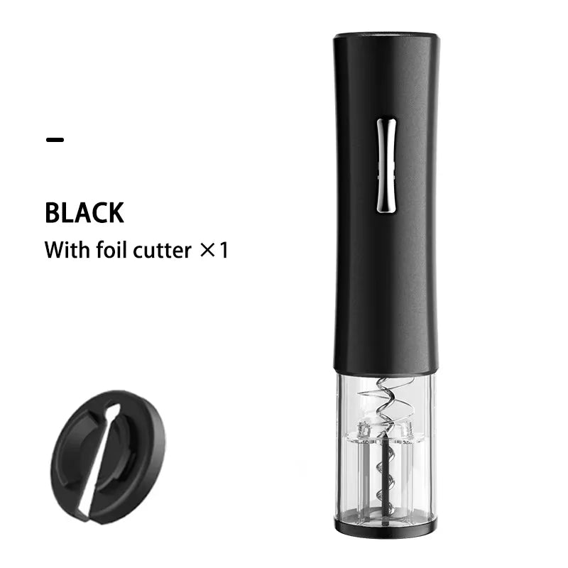 Electric Automatic Wine Bottle Opener with Foil Cutter