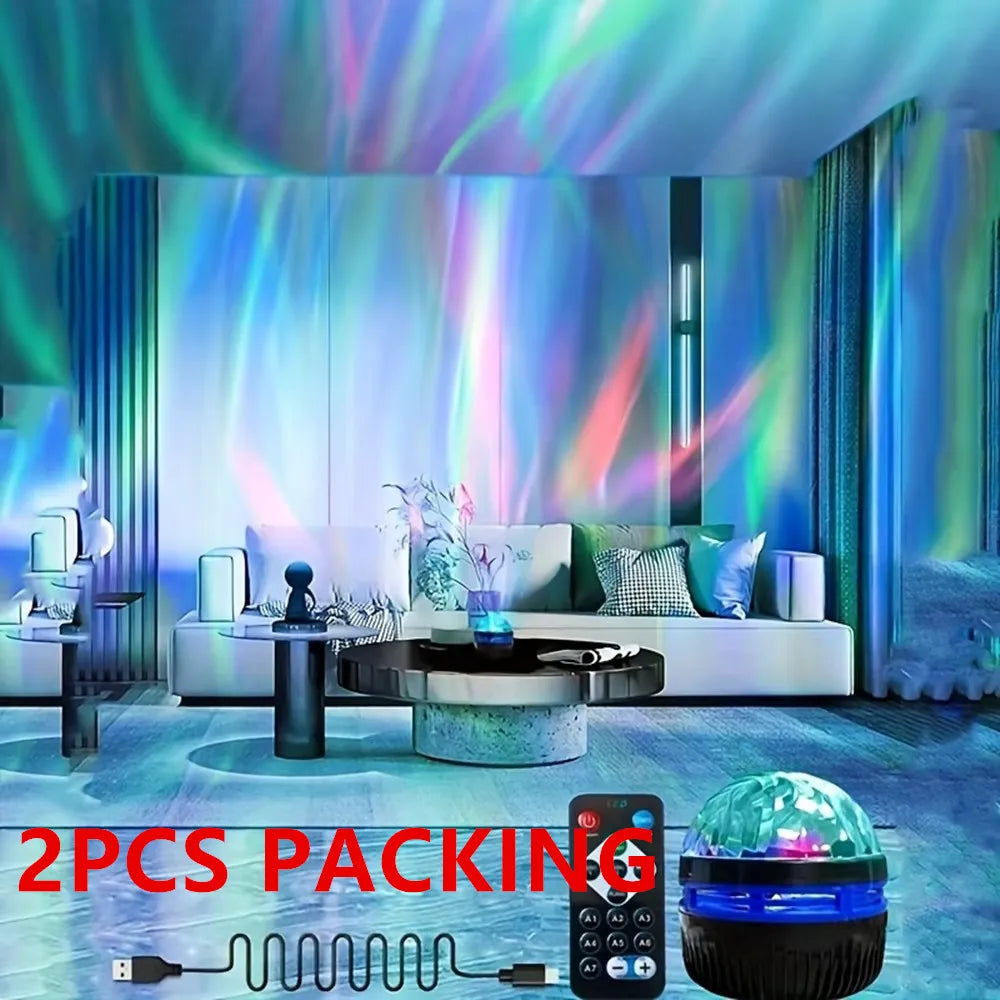 LED Galaxy & Ocean Wave Projector Lamp