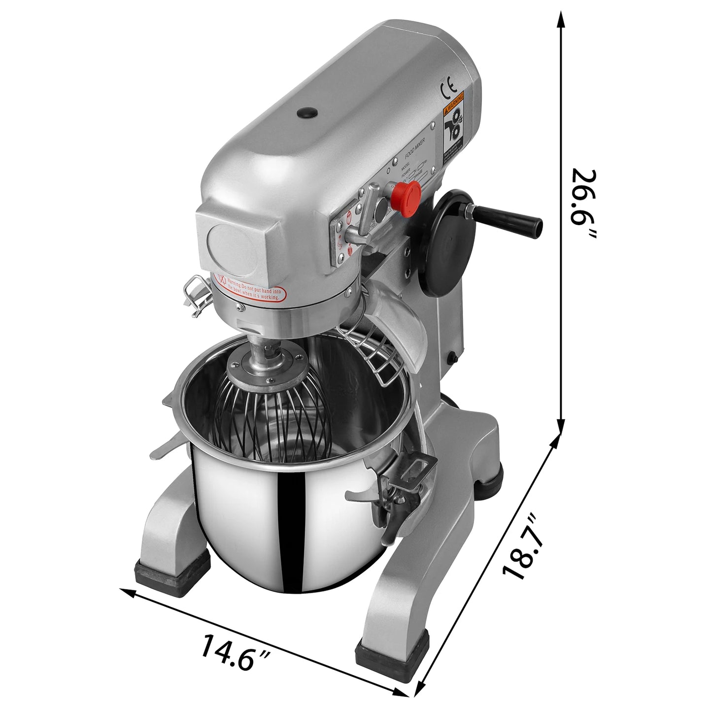 SucceBuy 10-30L Electric Dough & Mixer Machine