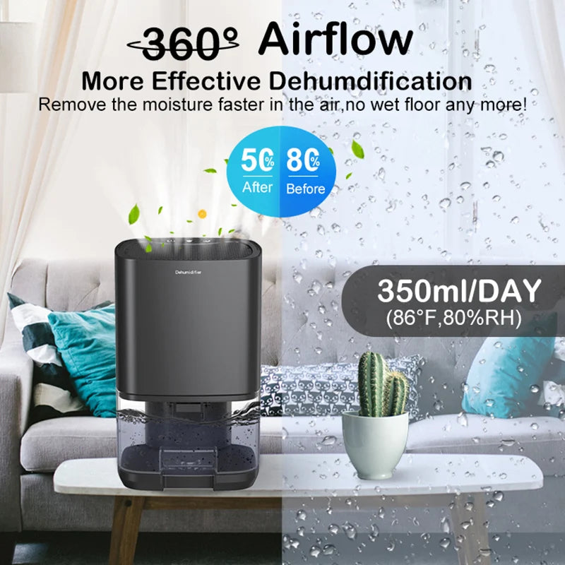 Portable Air Dehumidifier with Filter