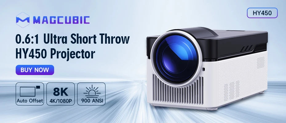 Magcubic HY300 Pro+ 4K WiFi 6 Android 11 Portable Projector