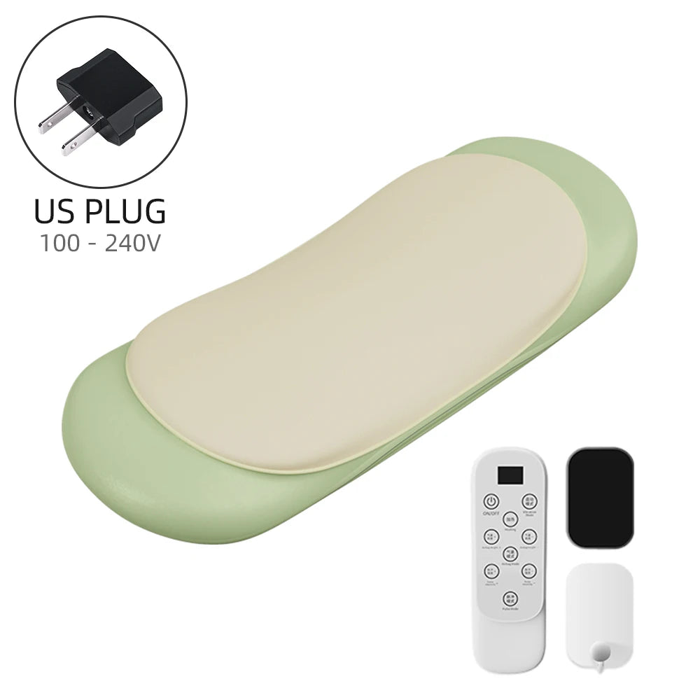 Electric Lumbar Traction Massager with Heat & Vibration
