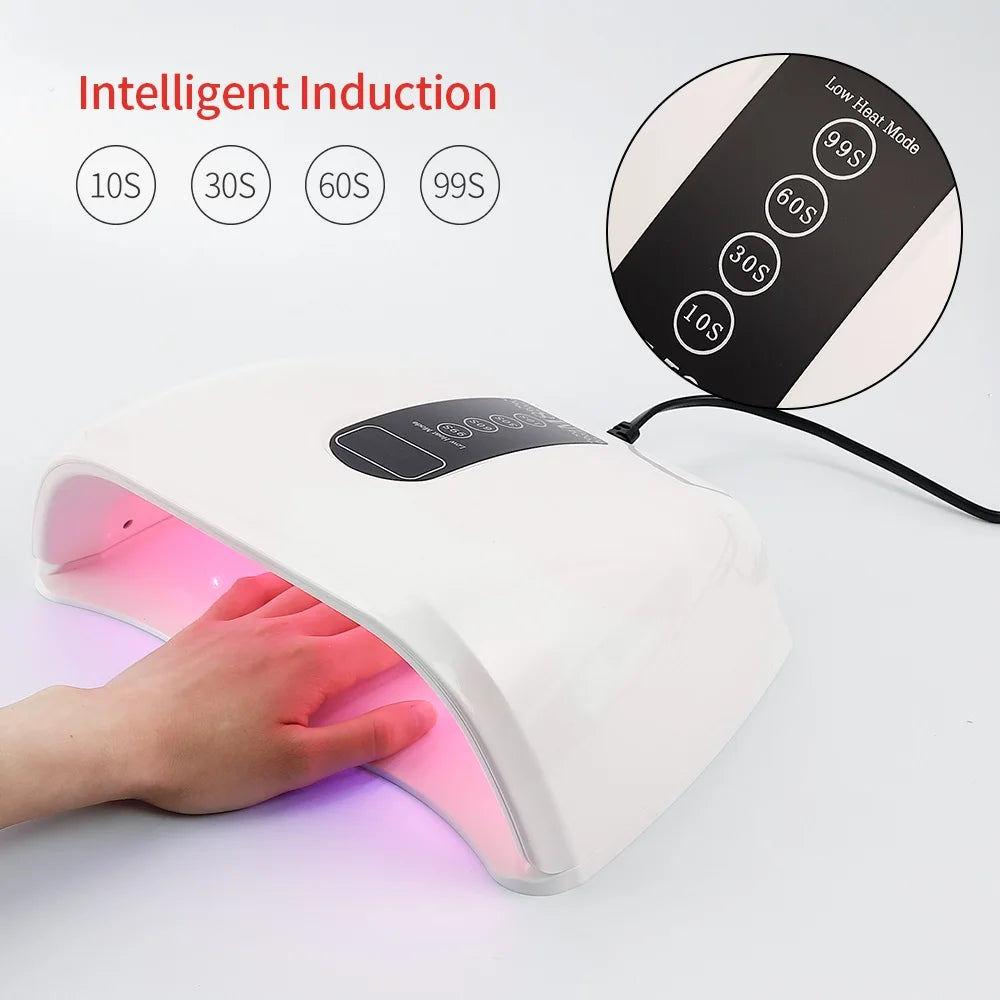 96W Red Light Nail Dryer with 48 LEDs