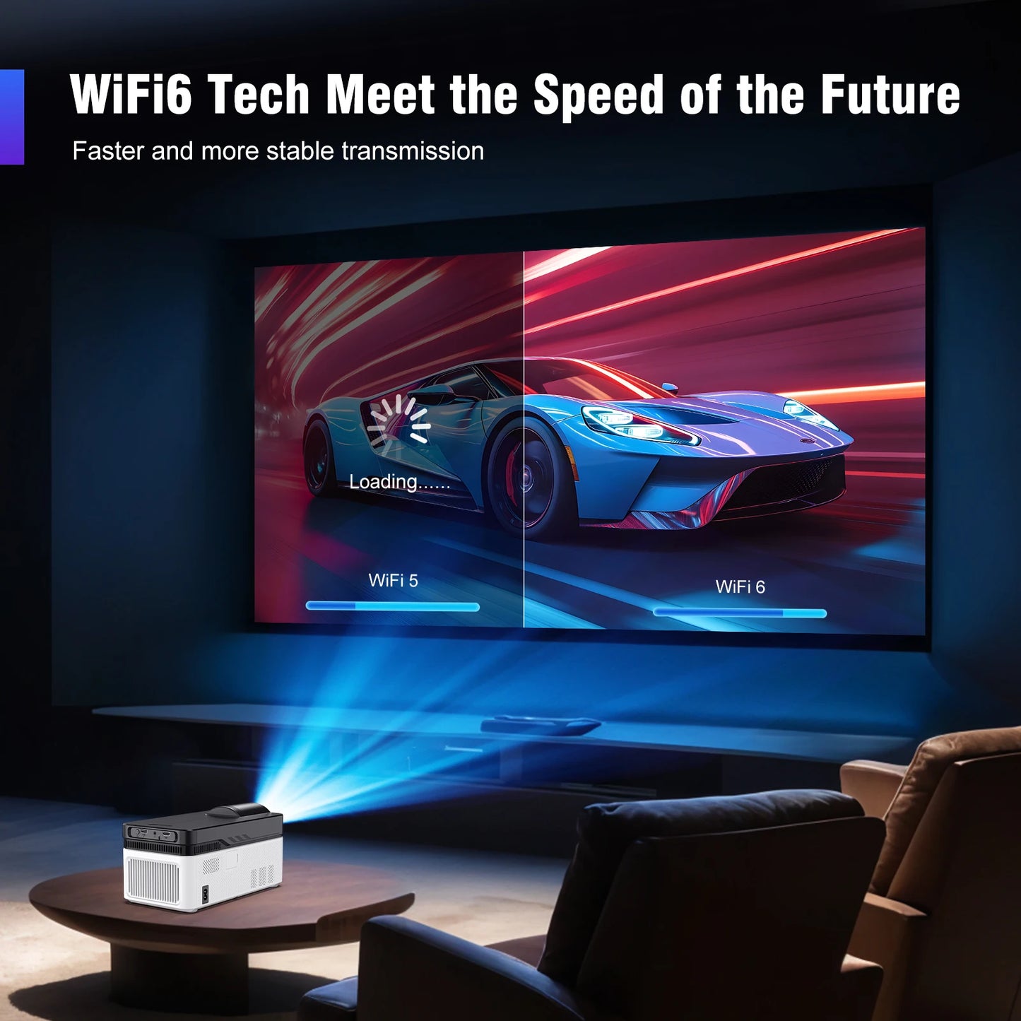 HY450 Ultra Short Throw 8K 1080P Projector