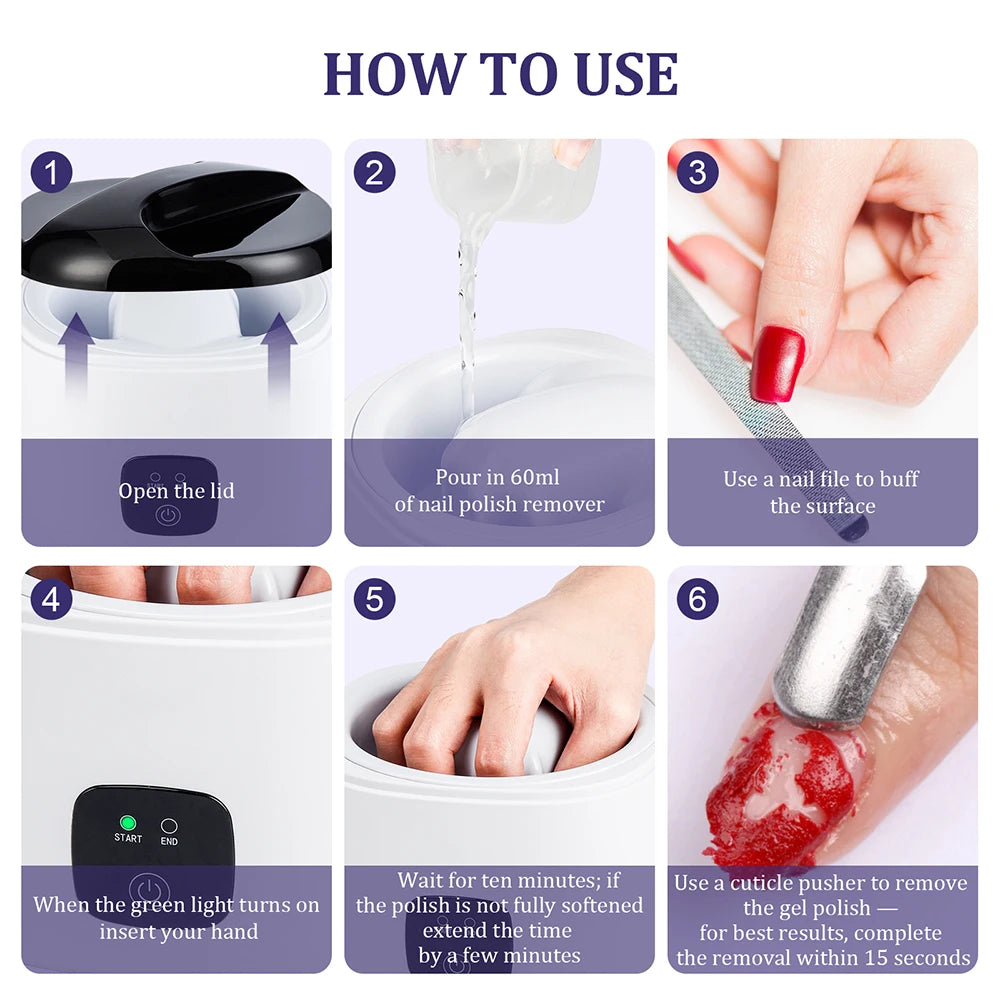 Electric Nail Soak Bowl
