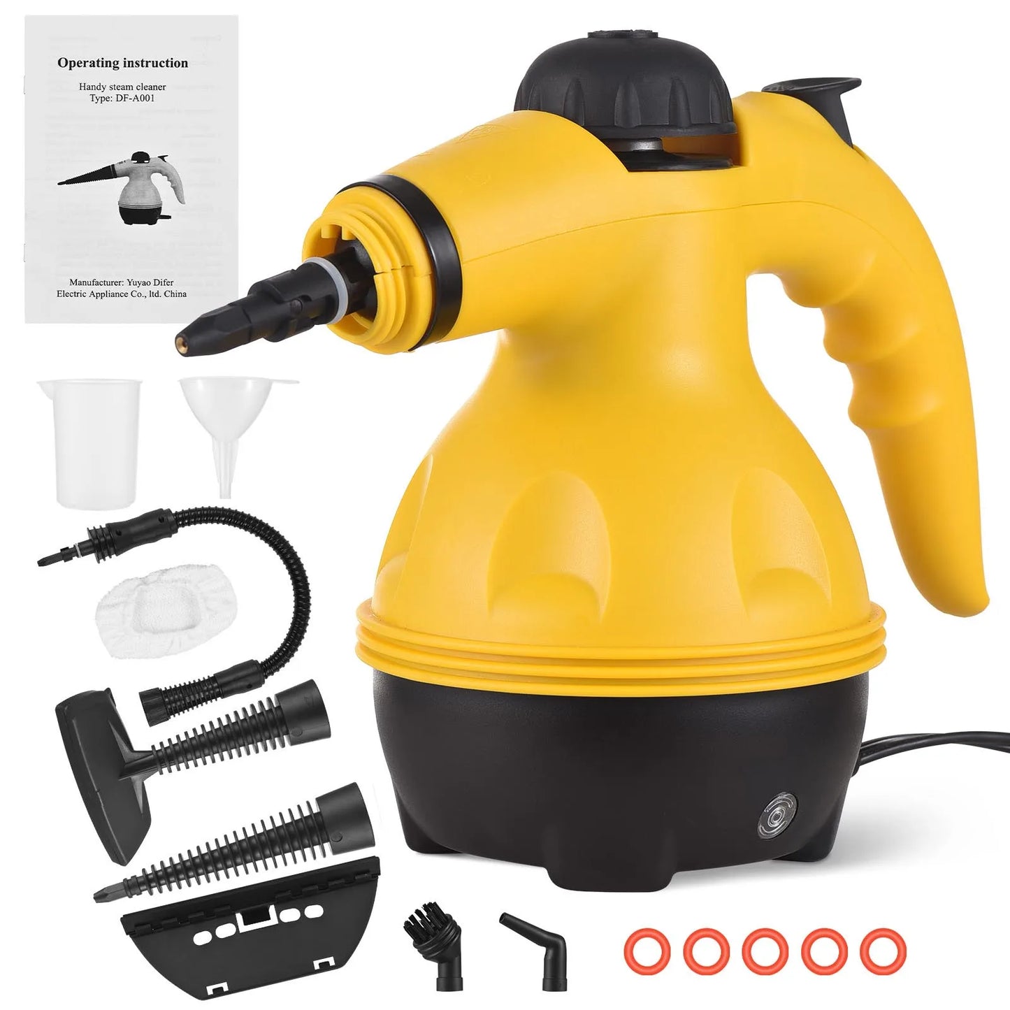 Multi-Purpose Handheld Pressurized Steam Cleaner