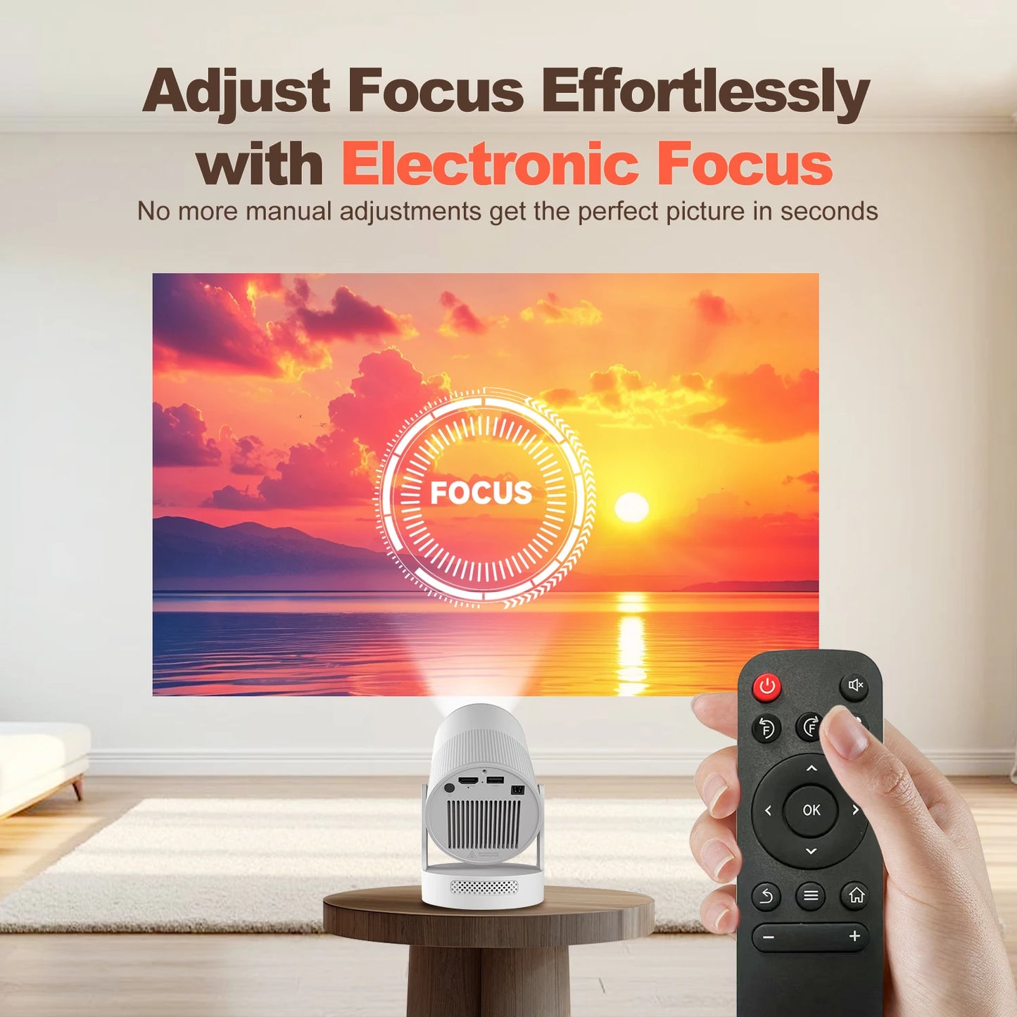 Magcubic HY300 Pro+ Ultra 4K 720P Portable Projector