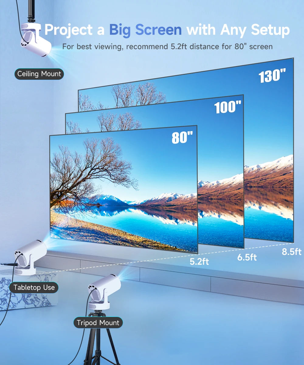 Magcubic HY300 Pro+ Ultra 4K 720P Portable Projector