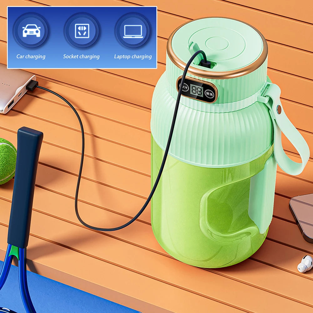 Portable Electric Fruit Juicer & Mixer Cup