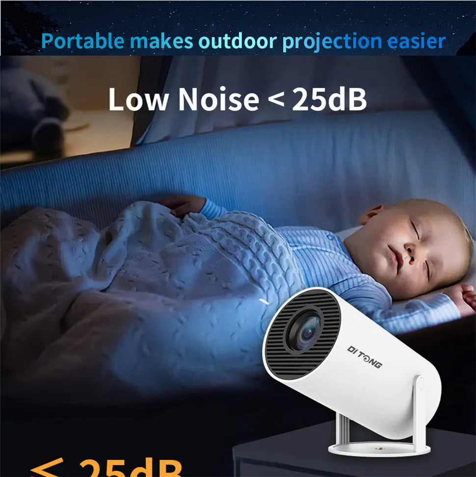 4K HD Android WiFi LED Mini Projector
