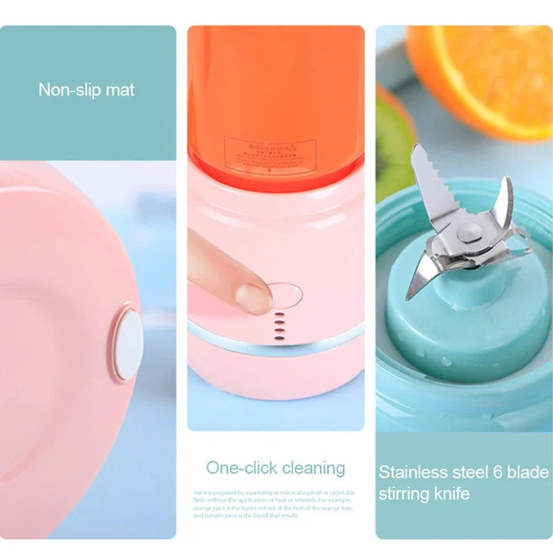 Portable USB Rechargeable Smoothie Blender