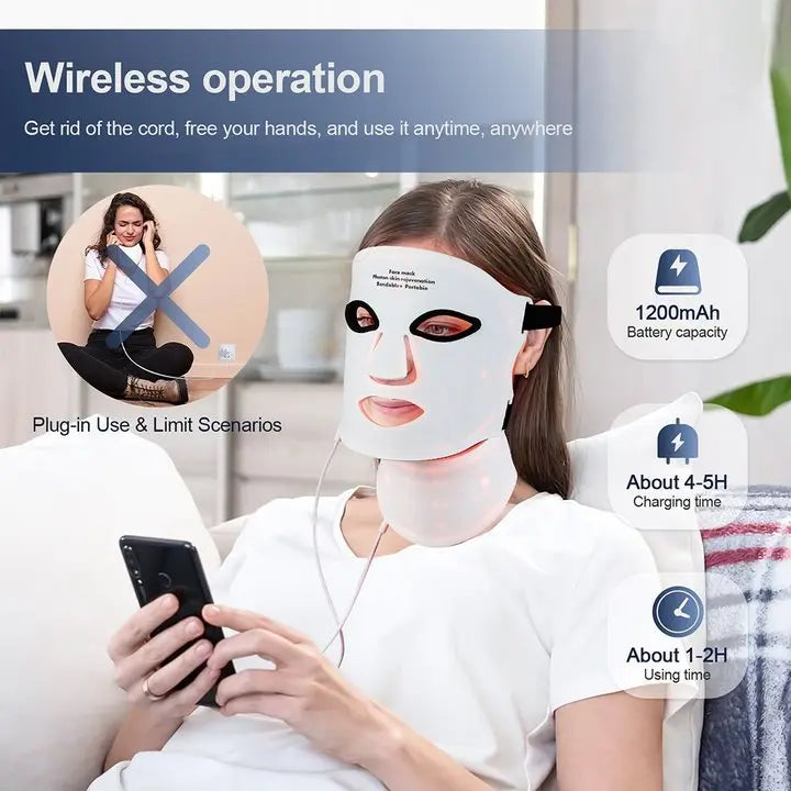 Silicone LED Face Mask