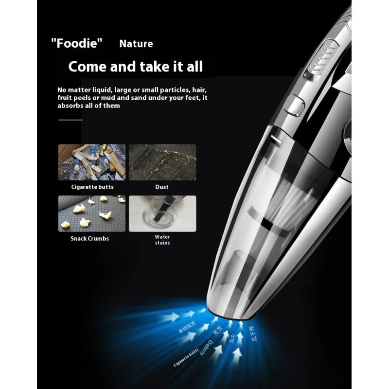 Portable Handheld Wireless Car Vacuum Cleaner