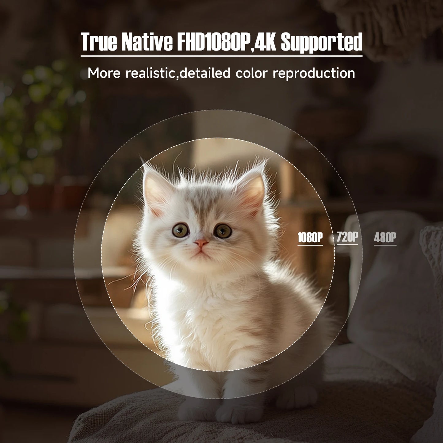Magcubic L018 4K 1080P Portable Projector with WiFi