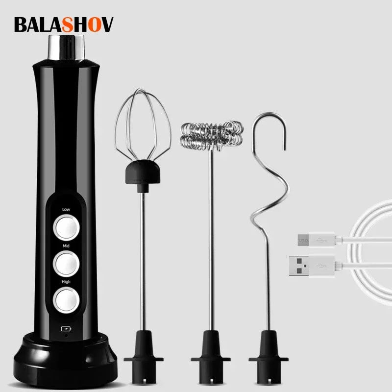 3-in-1 Wireless Handheld Milk Frother
