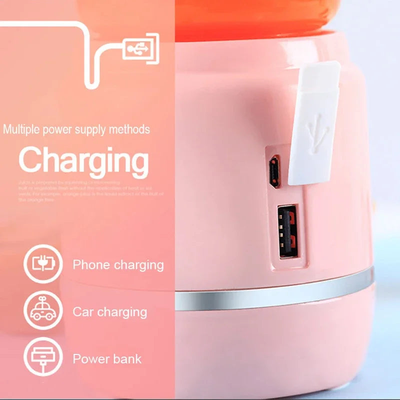 Portable USB Rechargeable Smoothie Blender