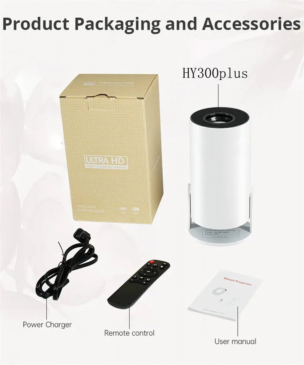 4K HD Android WiFi LED Mini Projector