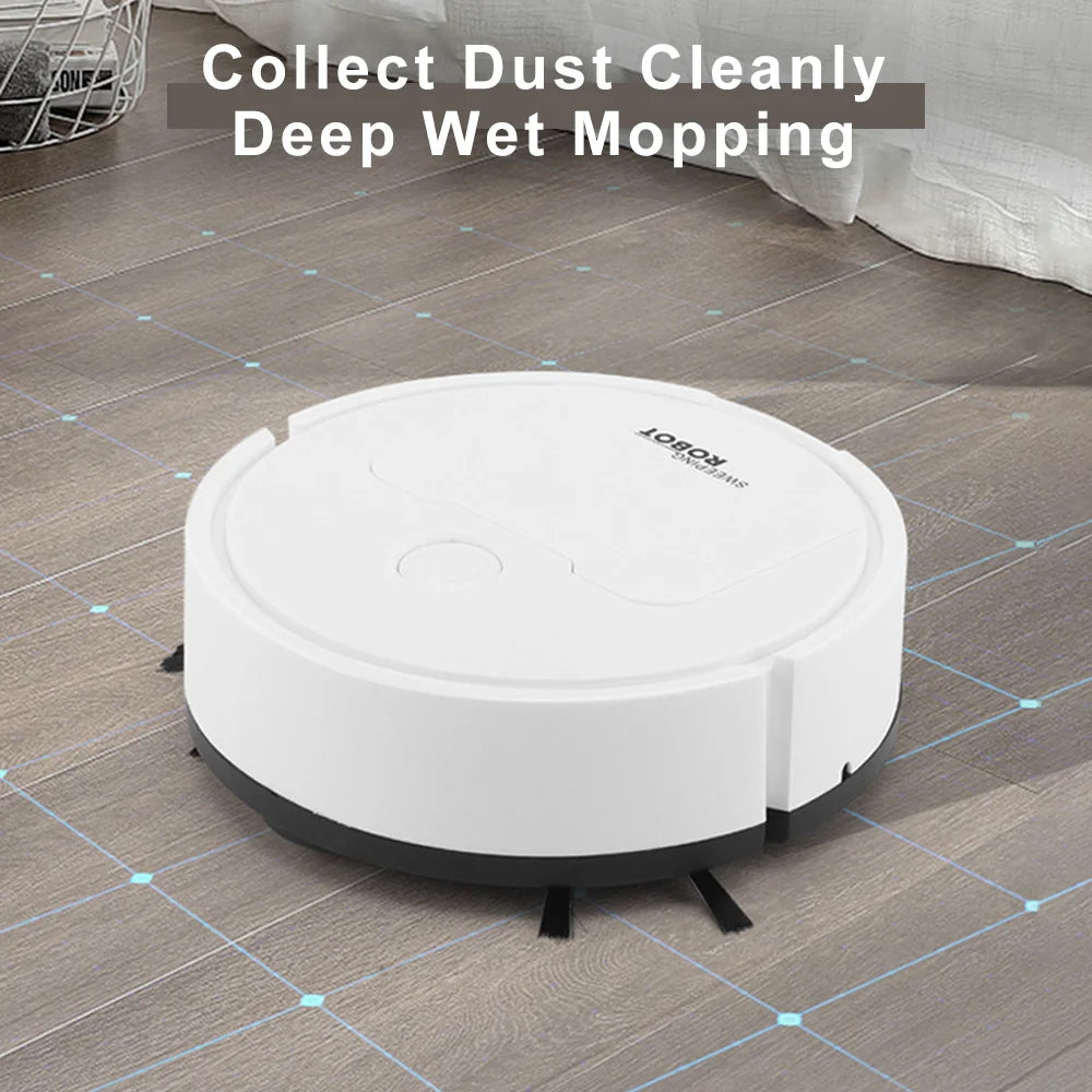 Automatic 3-in-1 Sweeping and Mopping Robot