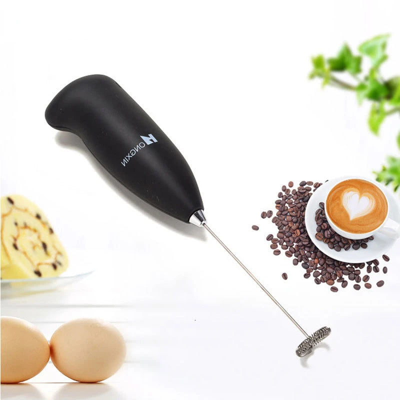 Handheld Mini Electric Milk Frother & Whisk