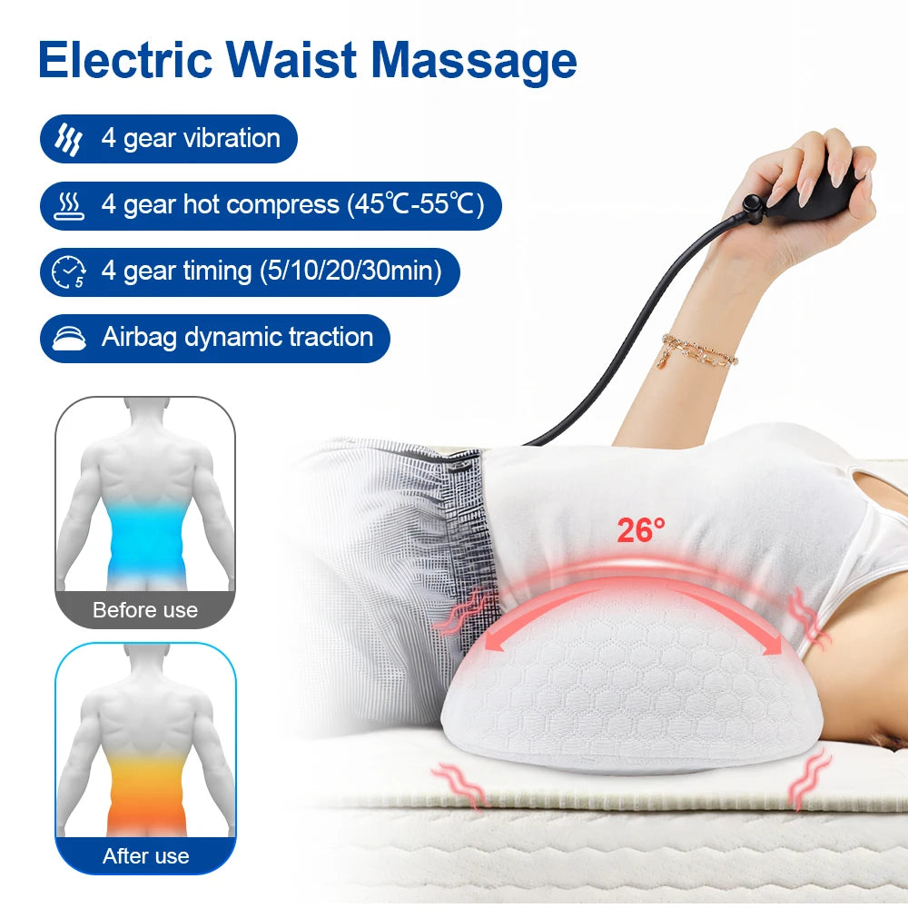 Airbag Waist Massage Pillow