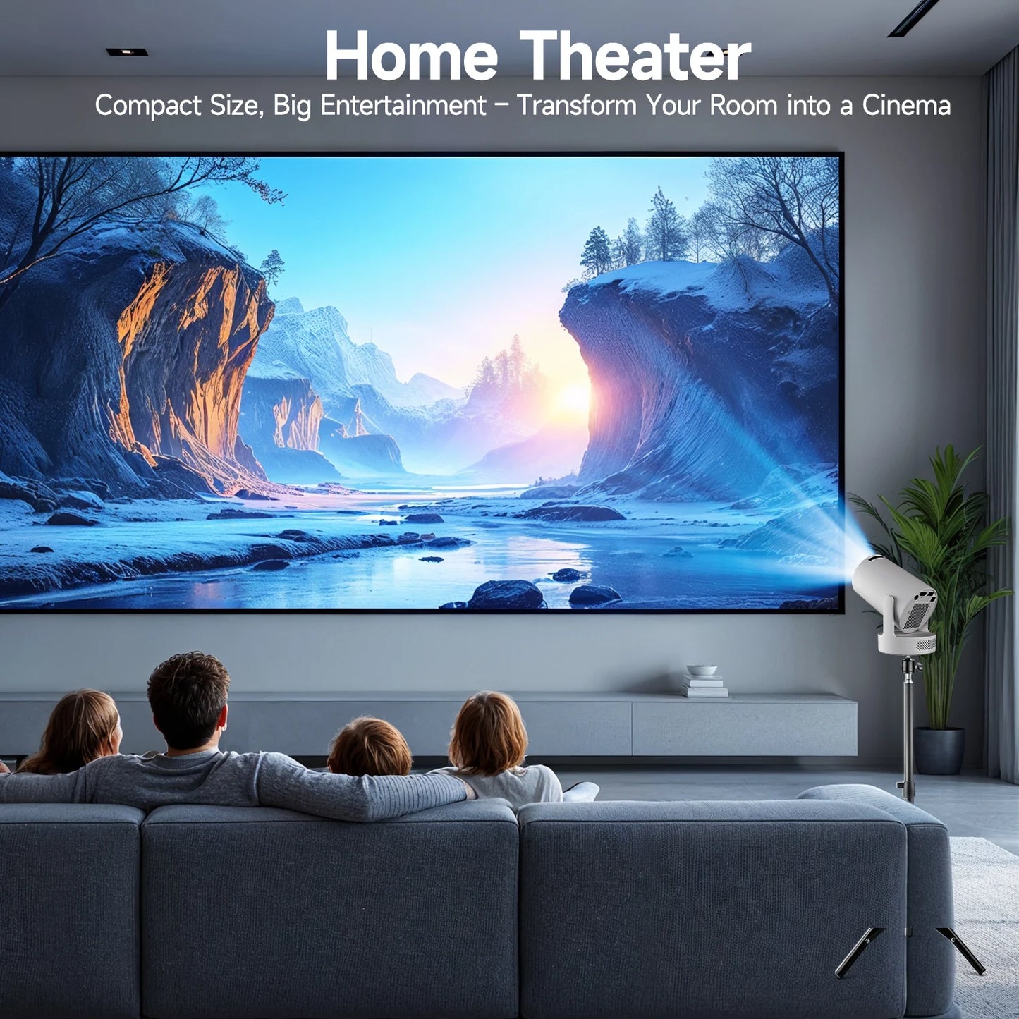 Magcubic HY300 Pro+ 4K WiFi 6 Android 11 Portable Projector