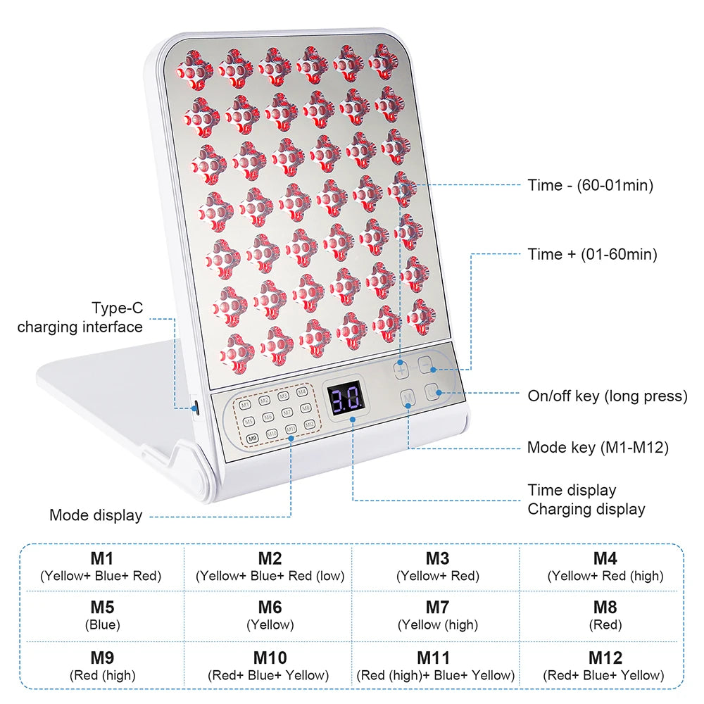 Wireless LED Photon Beauty Board