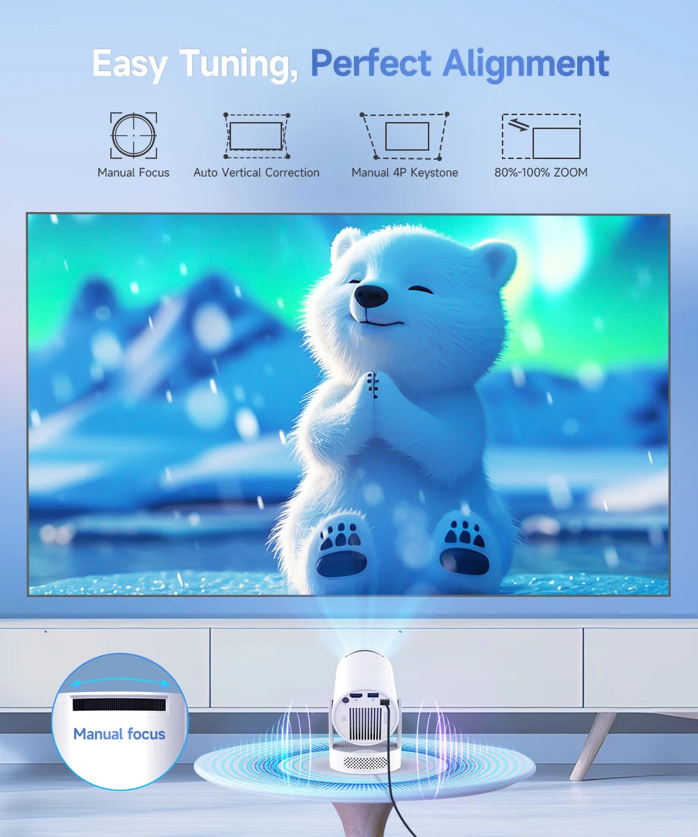 Magcubic HY300 Pro+ Ultra 4K 720P Portable Projector