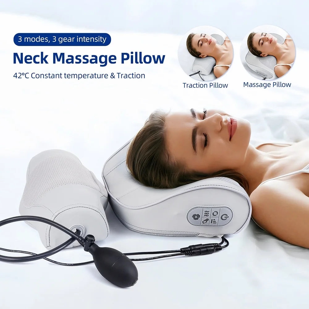Neck & Back Massage Pillow