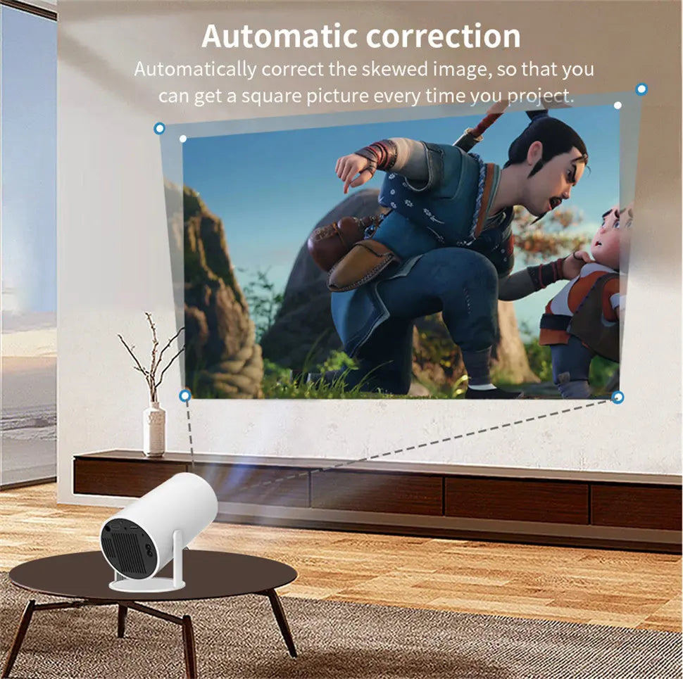 4K HD Android WiFi LED Mini Projector