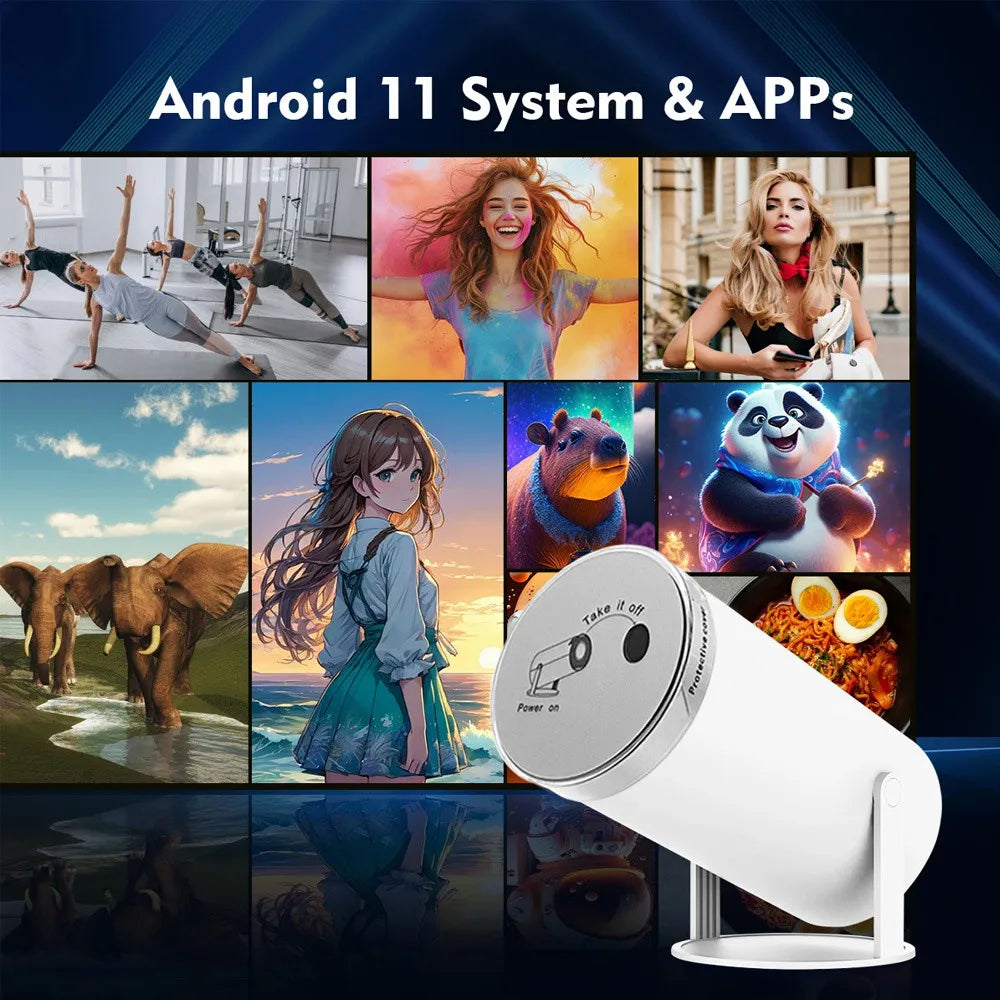 4K HD Android WiFi LED Mini Projector
