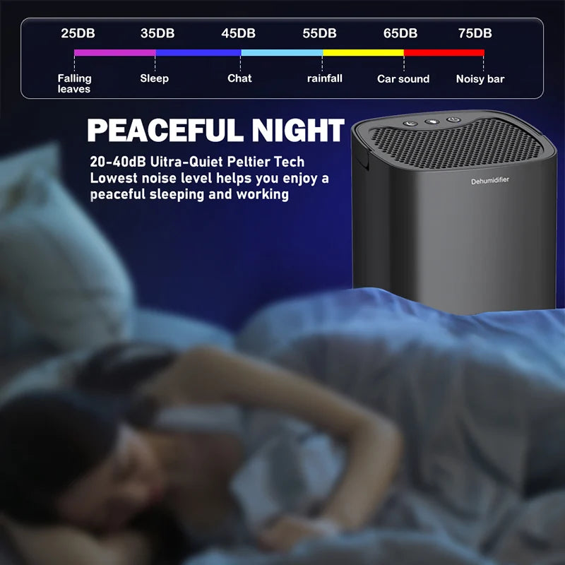 Portable Air Dehumidifier with Filter