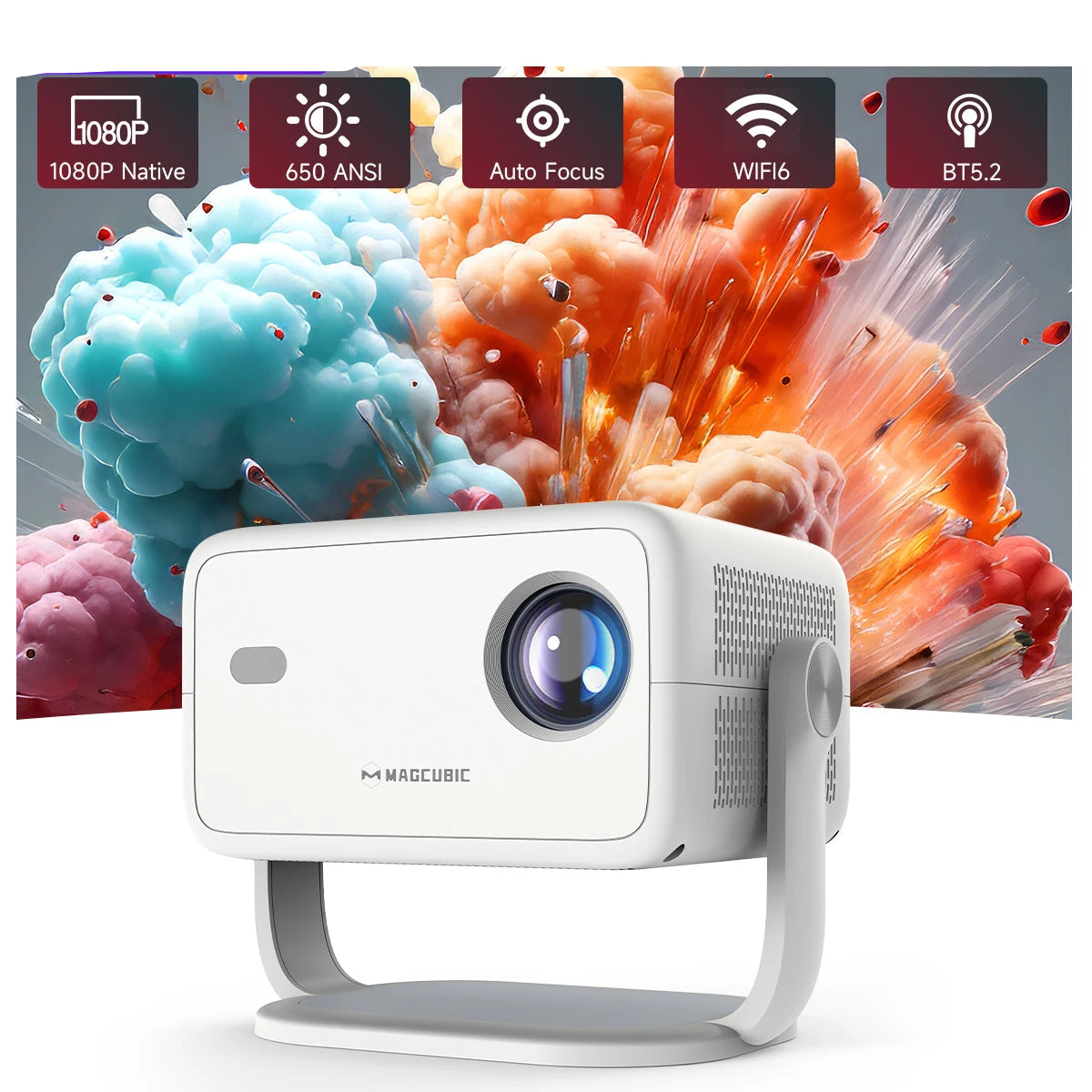 Magcubic L018 4K 1080P Portable Projector with WiFi