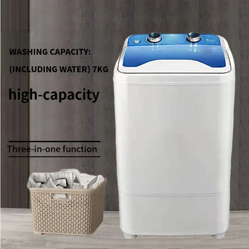 3 IN 1 Semi-Auto household Small washing machine