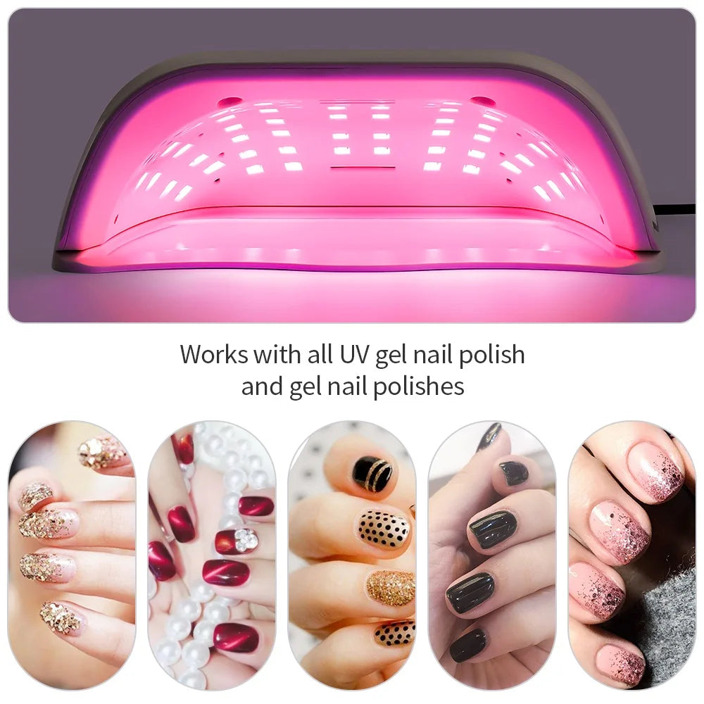 96W Red Light Nail Dryer with 48 LEDs