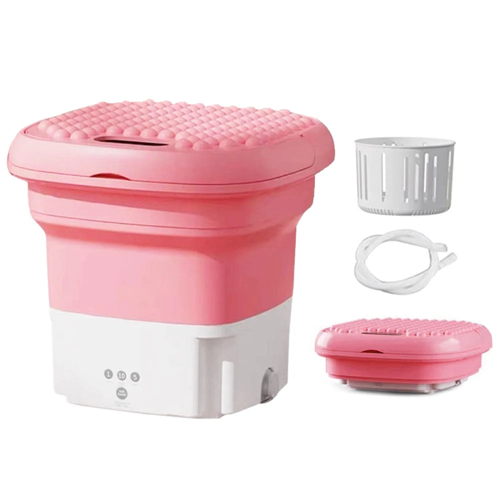 Portable Folding Ultrasonic Pulsator Washing Machine